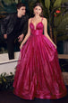 Vestido de gala con brillo en capas CD996 de Ladivine