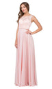 Vestido de fiesta de encaje con pedrería y escote en A Dancing Queen 2240