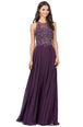 Vestido de fiesta de encaje con escote halter en línea A Dancing Queen 2251