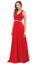 Vestido de fiesta de encaje con escote en V y espalda abierta Dancing Queen 2332
