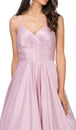 Vestido de fiesta con pliegues y escote corazón Dancing Queen 2339
