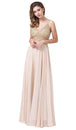 Vestido de gasa con incrustaciones de joyas en el cuerpo Dancing Queen 2494