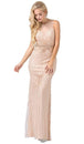 Vestido joya sin mangas con ilusión de cuentas Dancing Queen 2615