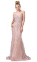 Vestido de noche sirena sin mangas Dancing Queen 2767A