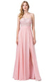 Vestido de Encaje Bordado con Cuentas y Cuello Cuadrado Dancing Queen 2789