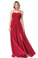 Vestido de Encaje Bordado con Cuentas y Cuello Cuadrado Dancing Queen 2789