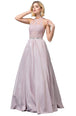 Vestido de fiesta con cuello halter bordado Dancing Queen 2829