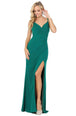 Vestido de fiesta entallado con doble tirante y escote en V Dancing Queen 2905