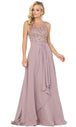Vestido de novia con escote barco y cola Dancing Queen 2953
