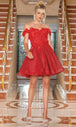 Vestido de Cóctel de Purpurina Dancing Queen 3254