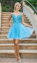 Vestido de Cóctel de Lentejuelas Adornado en Línea A Dancing Queen 3266
