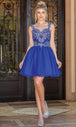Vestido de Cóctel Corazón Bordado Dancing Queen 3287