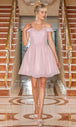 Vestido de cóctel con hombros descubiertos Dancing Queen 3292