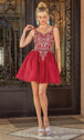 Vestido corto de tul adornado Dancing Queen 3295