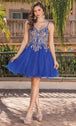 Vestido de cóctel con cuerpo bordado Dancing Queen 3330