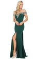 Vestido de fiesta con hombros descubiertos y escote en V Dancing Queen 4004