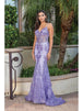 Vestido de fiesta de sirena con corpiño transparente y adornos Dancing Queen 4118