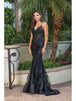 Vestido de fiesta de sirena con corpiño transparente y adornos Dancing Queen 4118