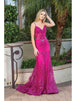 Vestido de fiesta de sirena con corpiño transparente y adornos Dancing Queen 4118