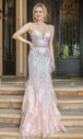 Cuello en V profundo vestido de ajuste y la llamarada Dancing Queen 4221