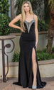 Vestido largo sin mangas y escote en V Dancing Queen 4224