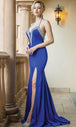 Vestido largo sin mangas y escote en V Dancing Queen 4224