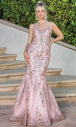 Vestido largo sirena sin mangas Dancing Queen 4250