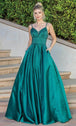Vestido de raso con bolsillo Dancing Queen 4256