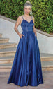 Vestido de raso con bolsillo Dancing Queen 4256