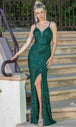 Vestido de noche sin mangas con lentejuelas Dancing Queen 4257