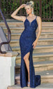 Vestido de noche sin mangas con lentejuelas Dancing Queen 4257