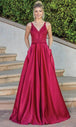 Vestido de fiesta bordado sin mangas y cuello en V Dancing Queen 4260