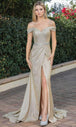 Vestido de fiesta con hombros descubiertos Dancing Queen 4290