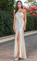 Vestido de un hombro brillante Dancing Queen 4301