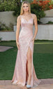 Vestido de fiesta sin mangas con espalda de encaje Dancing Queen 4303