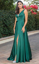 Vestido de fiesta sin mangas y cuello en V Dancing Queen 4304A