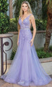 Vestido de fiesta con escote en V Dancing Queen 4311