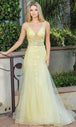 Vestido de fiesta con escote en V Dancing Queen 4311