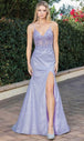 Vestido de noche sin mangas y cuello en V Dancing Queen 4313