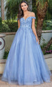 Vestido de noche princesa con hombros descubiertos Dancing Queen 4316