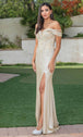 Vestido de fiesta con hombros descubiertos Dancing Queen 4318