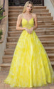 Vestido en forma de A con motivo de nubes Dancing Queen 4320