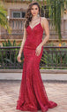 Vestido de noche con espalda de tirantes Dancing Queen 4323