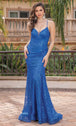Vestido de noche con espalda de tirantes Dancing Queen 4323