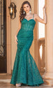 Vestido de fiesta con cuentas y cintura vasca Dancing Queen 4341