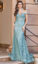Vestido brillante con estampado de hojas Dancing Queen 4343