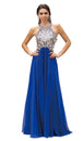 Embellished Halter A-Line Vestido de noche Dancing Queen 9298