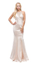 Vestido de fiesta de sirena con cuello halter adornado Dancing Queen 9906