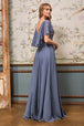 Vestido largo de chifon HT101