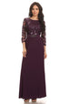 Vestido largo de EVA Collection 3163